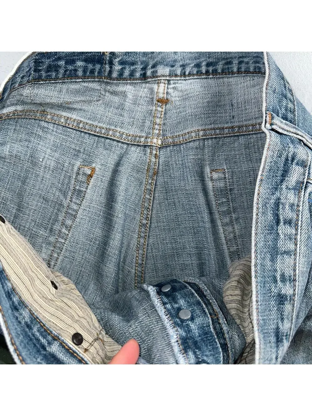 Levis 501 Vintage Y2K XX Straight Leg Jeans Blue Med Wash 38x36 Act 37x29